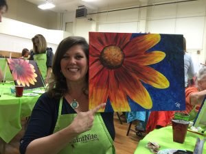 Paint Night, a Sherman County Historical Museum fundraiser.