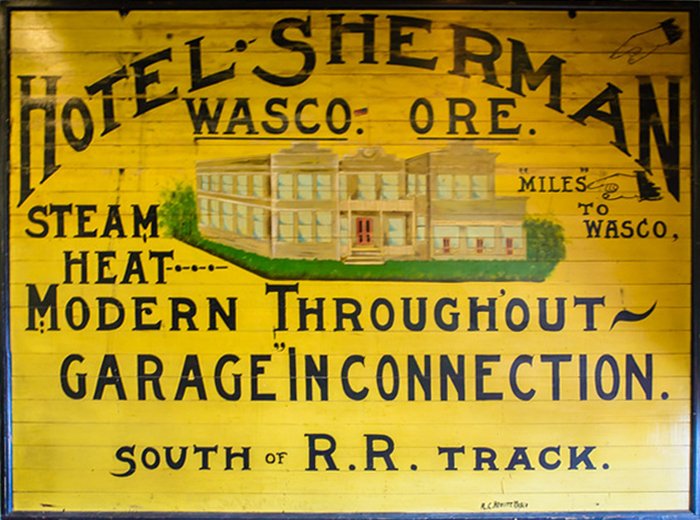The Hotel Sherman sign by Richard C. Hewitt