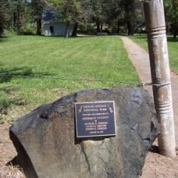 Photo of DeMoss Springs Park dedication plaque