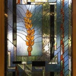 Photo of stained glass by Dean and Beryl Wilcox.